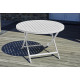 Table ronde de jardin pliante MARIUS en aluminium CITY GARDEN