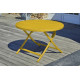 Table ronde de jardin pliante MARIUS en aluminium CITY GARDEN