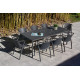 Ensemble table de jardin MEET + 8 fauteuils FADO EZPELETA