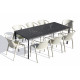 Ensemble table de jardin MEET + 8 fauteuils FADO EZPELETA