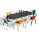Ensemble table de jardin MEET + 8 fauteuils FADO EZPELETA