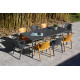 Ensemble table de jardin MEET + 8 fauteuils FADO EZPELETA