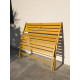 Banc de jardin en aluminium pliable MARIUS CITY GARDEN