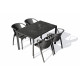 Ensemble table et chaises de jardin 4 personnes Ezpeleta Meet-Fado