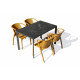 Ensemble table et chaises de jardin 4 personnes Ezpeleta Meet-Fado