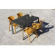 Ensemble table et chaises de jardin 4 personnes Ezpeleta Meet-Fado