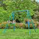 Portique métal enfant TP Toys acier 2 balancoires