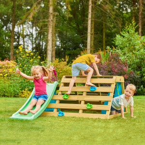 Toboggan enfant aire de jeux - toboggan en bois - Mobilier