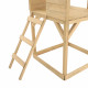 Aire de jeux en bois TP Toys tour glissiere et filet d'escalade FSC