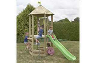 Aire de jeux bois TP Toys castlewood glissiere FSC