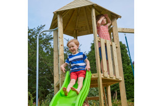 Aire de jeux bois TP Toys castelwood ludo FSC