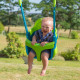 Aire de jeux bois TP Toys kingswood tour glissiere portique fauteuil bebe FSC