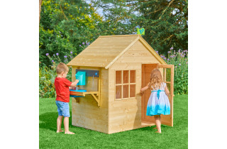 Maisonnette en bois refuge + cuisine exterieure FSC- TP Toys