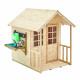 Maisonnette en bois chalet prairie TP Toys + cuisine exterieure FSC