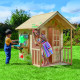 Maisonnette en bois chalet prairie TP Toys + cuisine exterieure FSC