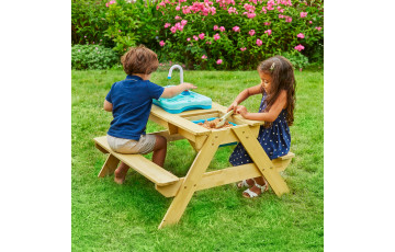 Table picnic bois TP Toys early fun avec splash & play FSC