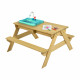 Table picnic bois TP Toys early fun avec splash & play FSC