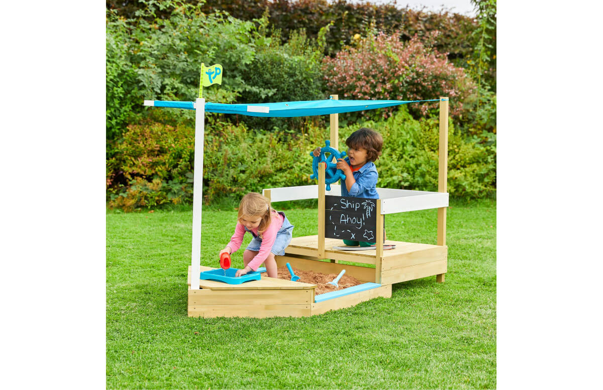 Bac a sable TP Toys bateau pirate ahoy FSC