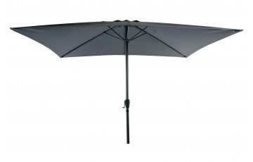 Parasol rectangulaire droit 2X3M en aluminium avec manivelle - Essenciel Green