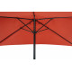 Parasol rectangulaire droit 2X3M en aluminium avec manivelle - Essenciel Green