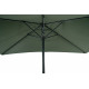 Parasol rectangulaire droit 2X3M en aluminium avec manivelle - Essenciel Green