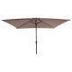 Parasol rectangulaire droit 2X3M en aluminium avec manivelle - Essenciel Green