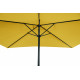 Parasol rectangulaire droit 2X3M en aluminium avec manivelle - Essenciel Green