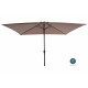 Parasol rectangulaire droit 2X3M en aluminium avec manivelle - Essenciel Green