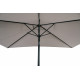 Parasol rectangulaire droit 2X3M en aluminium avec manivelle - Essenciel Green