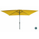 Parasol rectangulaire droit 2X3M en aluminium avec manivelle - Essenciel Green