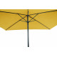 Parasol rectangulaire droit 2X3M en aluminium avec manivelle - Essenciel Green