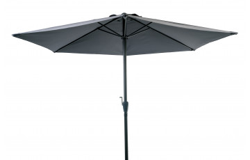 Parasol rond droit 3M en aluminium avec manivelle - Essenciel Green