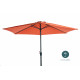 Parasol rond droit 3M en aluminium avec manivelle - Essenciel Green