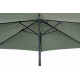 Parasol rond droit 3M en aluminium avec manivelle - Essenciel Green