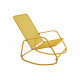 Rocking chair en acier - Essenciel Green