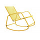 Rocking chair en acier - Essenciel Green