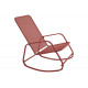 Rocking chair en acier - Essenciel Green