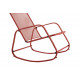 Rocking chair en acier - Essenciel Green