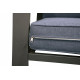 Salon de jardin bas en aluminium 4 personnes - Essenciel Green