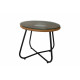 Ensemble table et chaises de jardin en acier 2 personnes - Essenciel Green