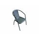 Ensemble table et chaises de jardin en acier 2 personnes - Essenciel Green