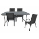 Table en acier et verre - Essenciel Green