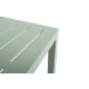 Table rectangle en aluminium - Essenciel Green