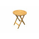 Table ronde pliante en acacia - Essenciel Green