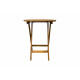 Table ronde pliante en acacia - Essenciel Green