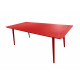 Table rectangle en aluminium 8 personnes - Essenciel Green