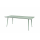 Table rectangle en aluminium 8 personnes - Essenciel Green