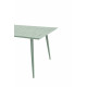 Table rectangle en aluminium 8 personnes - Essenciel Green