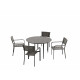 Table ronde en aluminium 4 personnes - Essenciel Green