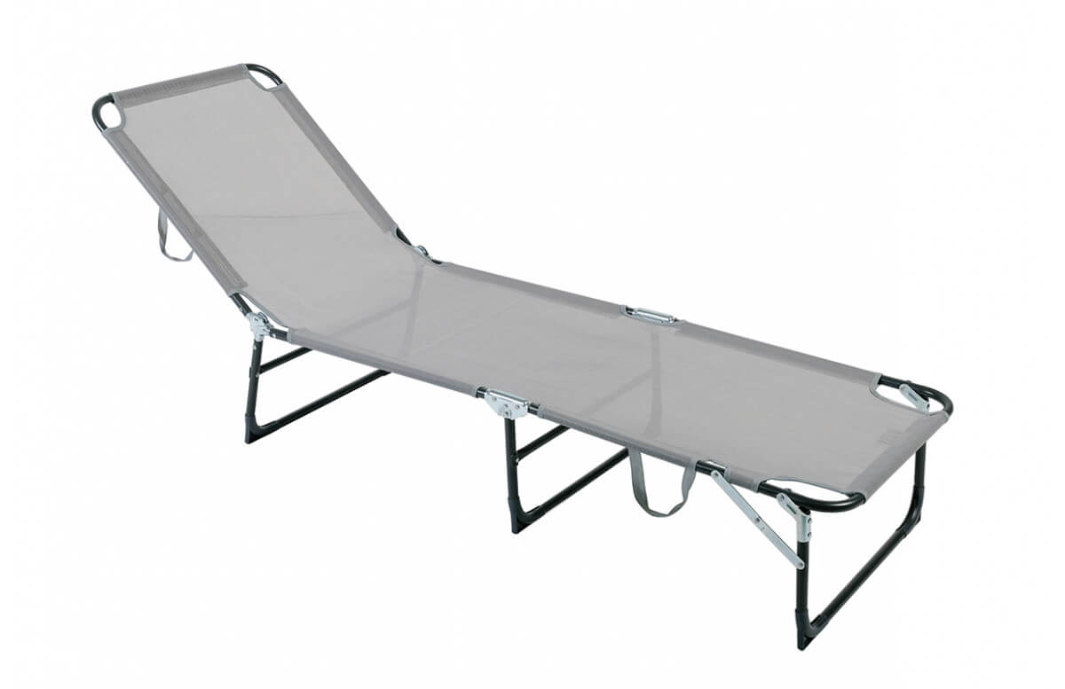 Bain de soleil pliant en acier epoxy - Essenciel Green Bain de soleil pliant en acier epoxy - Essenciel Green